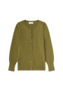 Cotton round neck cardigan - Manel