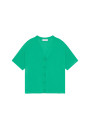 Flamed linen button-down t-shirt - Maddie