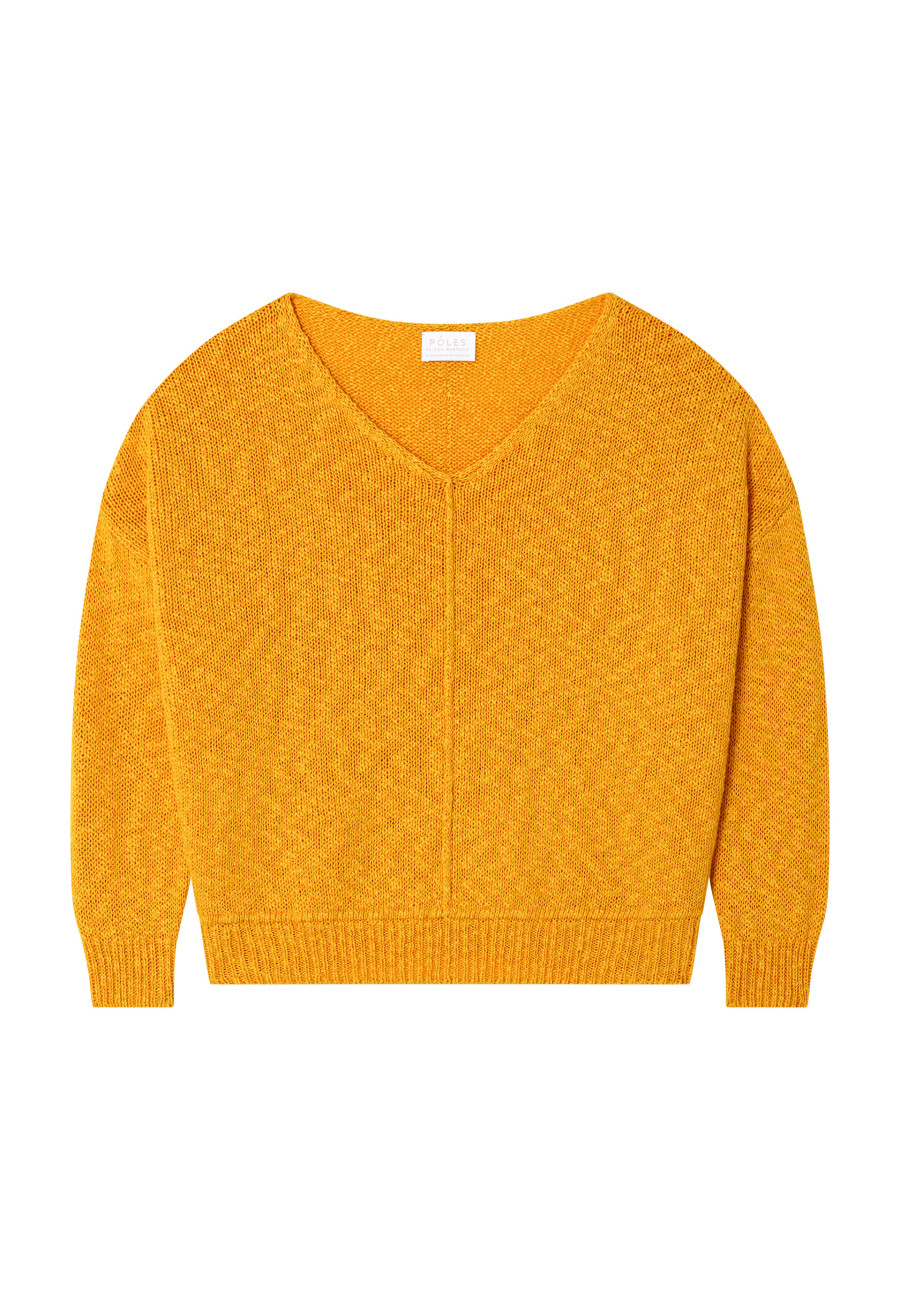 Loose cotton and linen jumper - Nathalie
