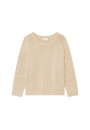 Cotton and linen hammer armhole sweater - Mick