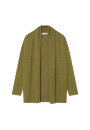 Flamed linen shawl collar cardigan - Maelle
