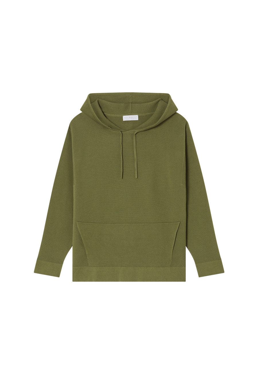Hoodie with pockets in cotton - Damie