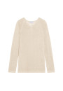 Slub linen t-shirt with raglan sleeves - Damon