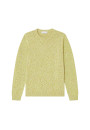 Mottled cotton round neck sweater - Doume