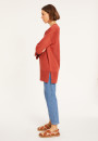 Loose linen V-neck tunic - Marielle