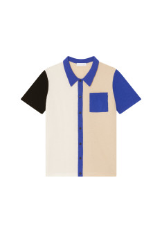 Brushed cotton short sleeve shirt - Donald