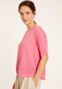 Flamed linen full sleeve elbow t-shirt - Taslim