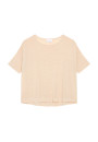 Flamed linen full sleeve elbow t-shirt - Taslim