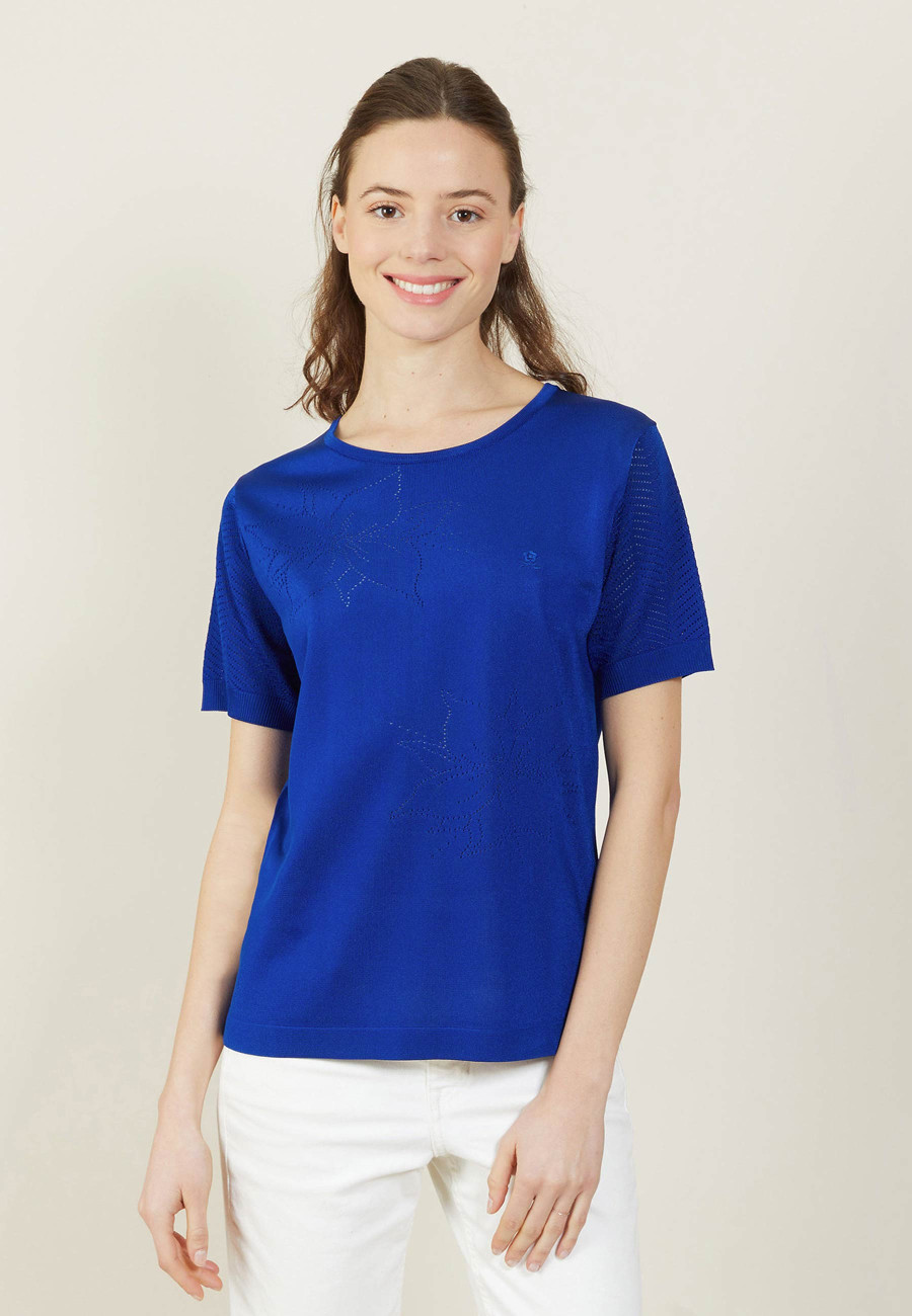 Short-sleeved T-shirt in Fil Lumière - Adeline