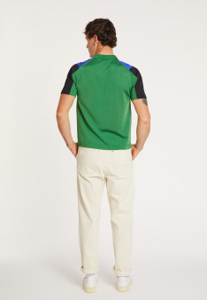 Polo shirt Fil Lumiere tricolore - Fadel