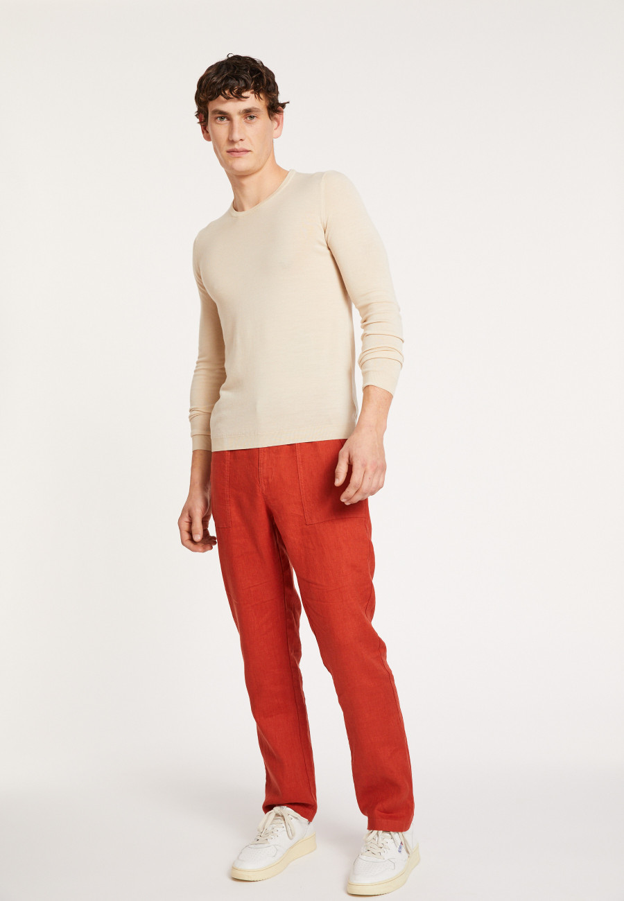 Merino Wool Crewneck Sweater - Eddie