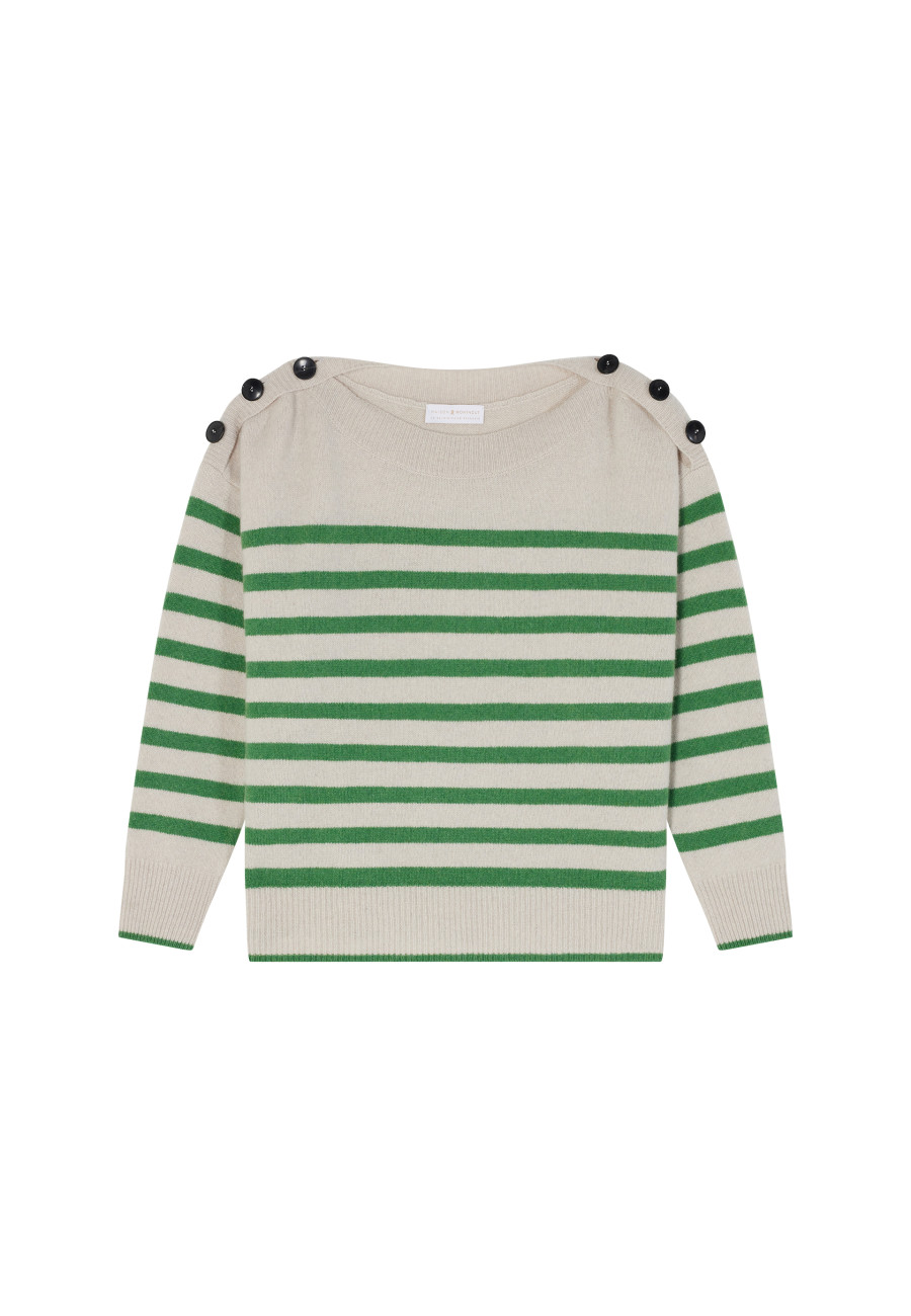 Cashmere and wool sailor sweater - Carice