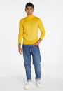 Turtleneck sweater with logo in merino wool - Enzo