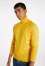 Turtleneck sweater with logo in merino wool - Enzo