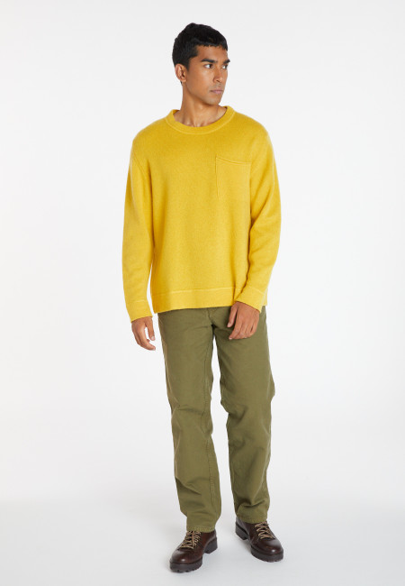 Wool and cashmere sweater with pocket - Tylan