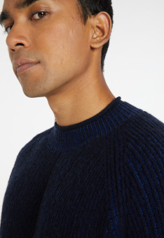 Chubby knit sweater in wool and cashmere - Sacha