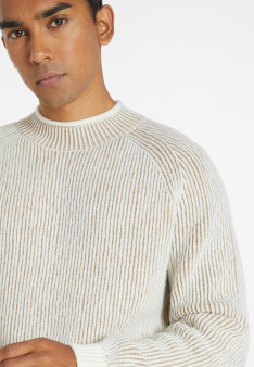 Chubby knit sweater in wool and cashmere - Sacha