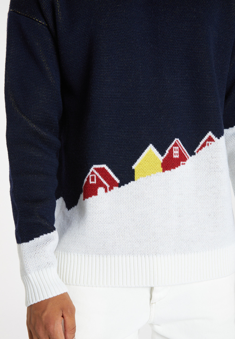 Merino wool graphic sweater - Stanley