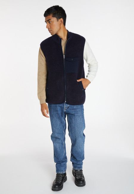 Sleeveless wool jacket - Siegfried