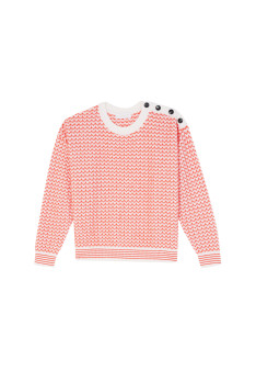 Merino wool chevron sweater - Coralise