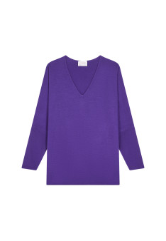 Merino wool bat-sleeve sweater - Boxe