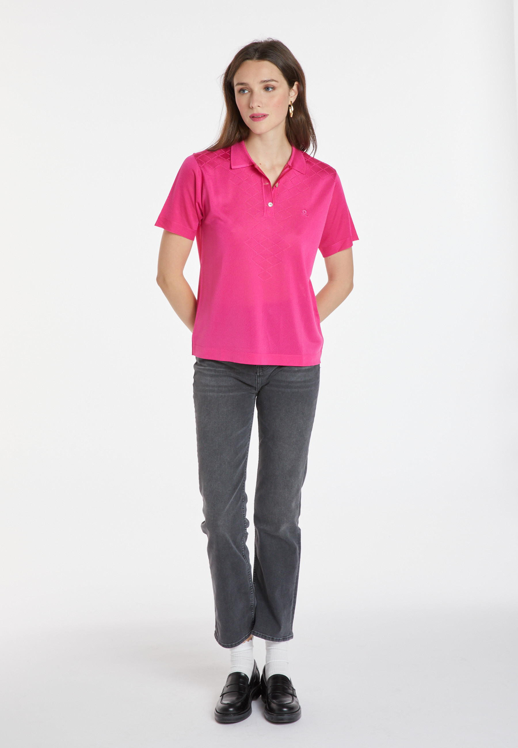 Fil Lumière polo shirt with elbow patches