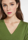 Loose-fitting merino wool sweater with pockets - Albertine