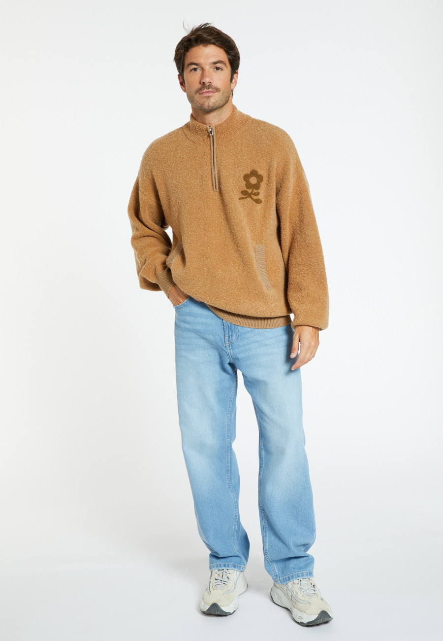 Wool zip-neck sweater - Sullivan