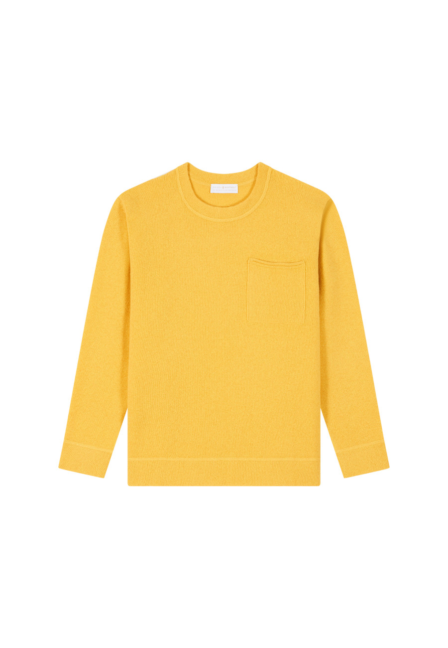 Wool and cashmere sweater with pocket - Tylan