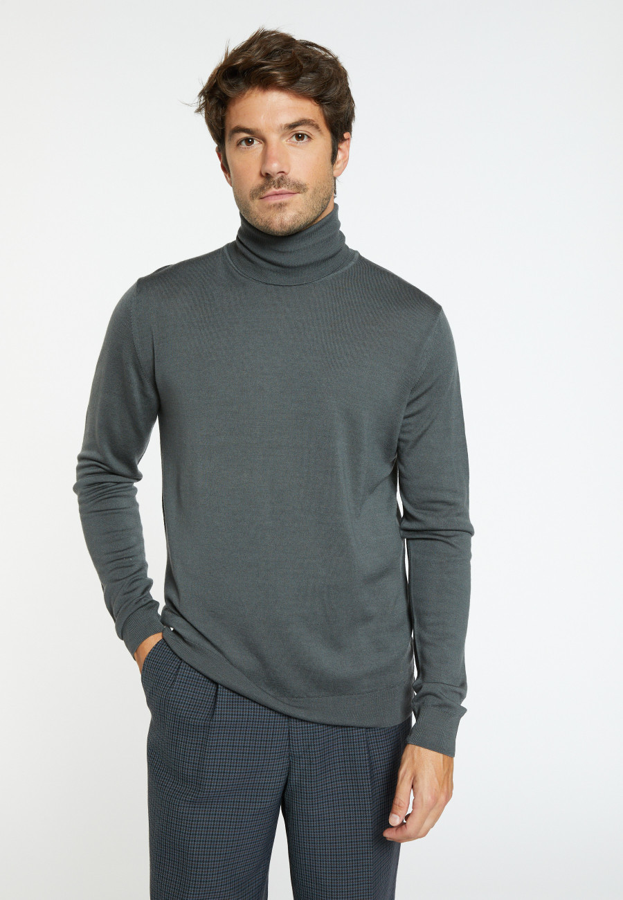 Wool turtleneck sweater - Enzo