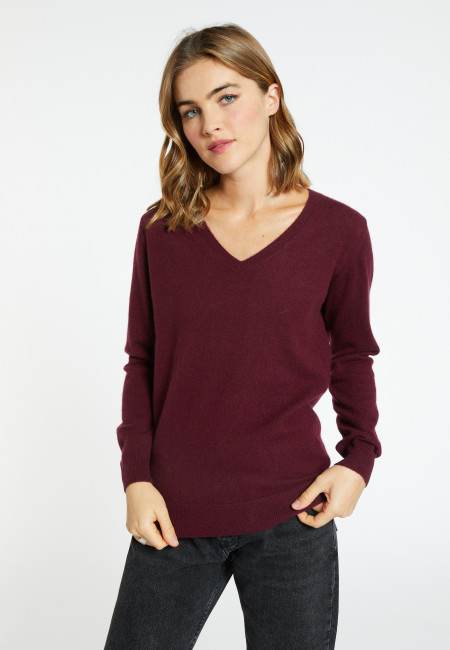 V-neck cashmere sweater - Bertille