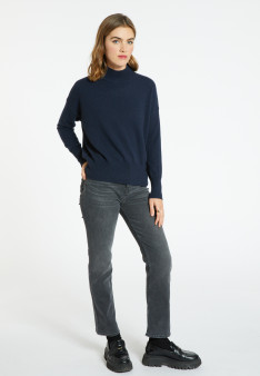 Cashmere sweater with high neck - Bassa