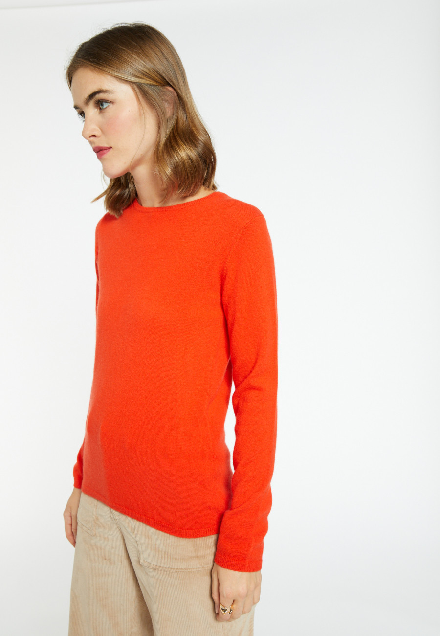 Round-neck cashmere sweater - Berline