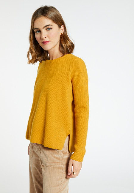 Round-neck jumper with buttons on the back - Becky
