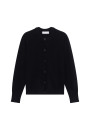 Cashmere round neck buttoned cardigan - Ari