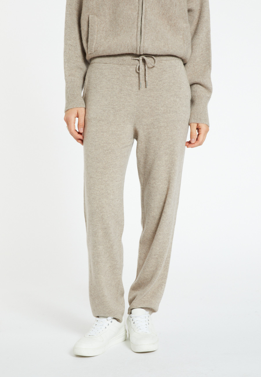 Cashmere jogger - Amande