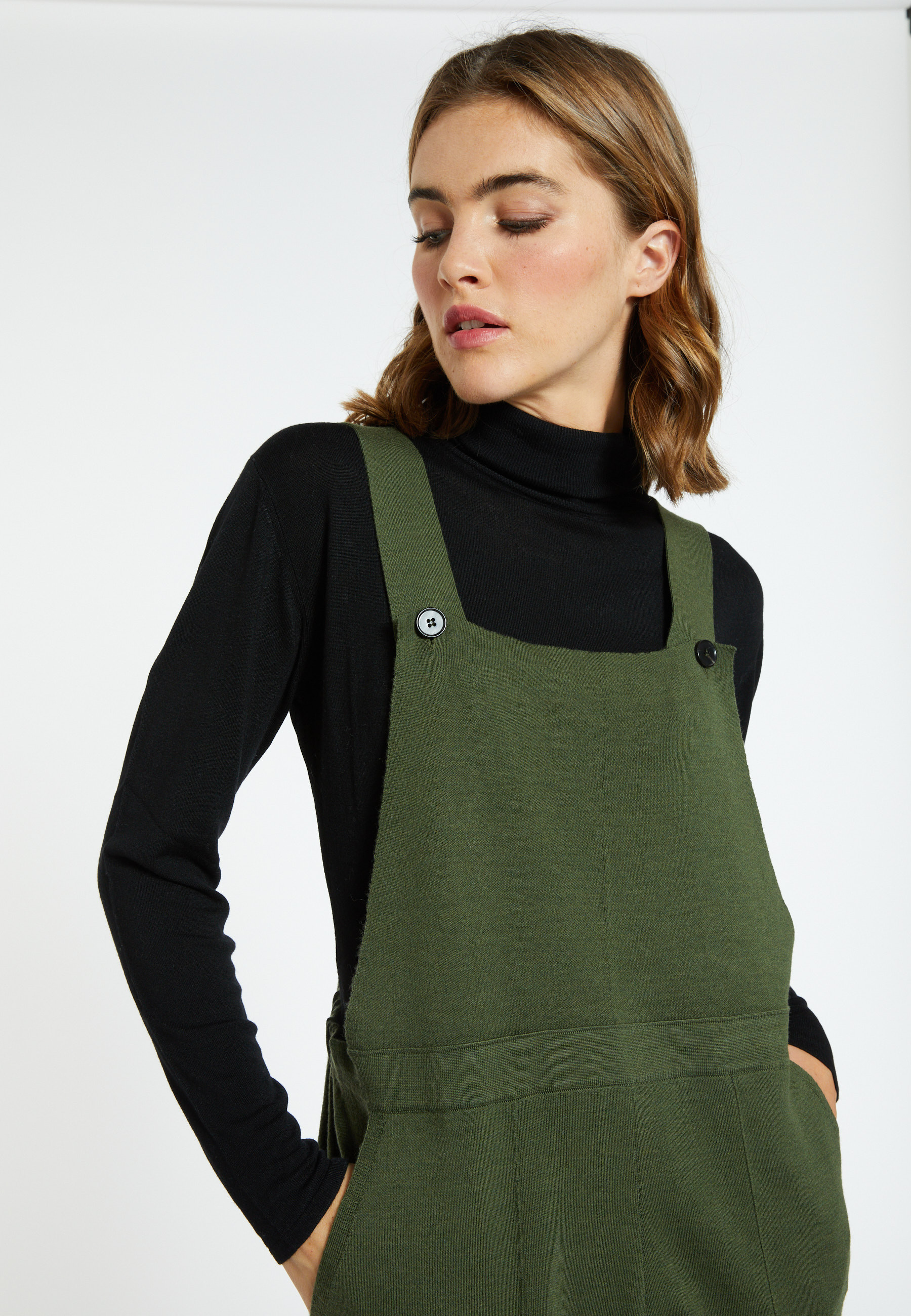 OLIVE GREEN DUNGAREE