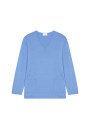 Loose-fitting merino wool sweater with pockets - Albertine
