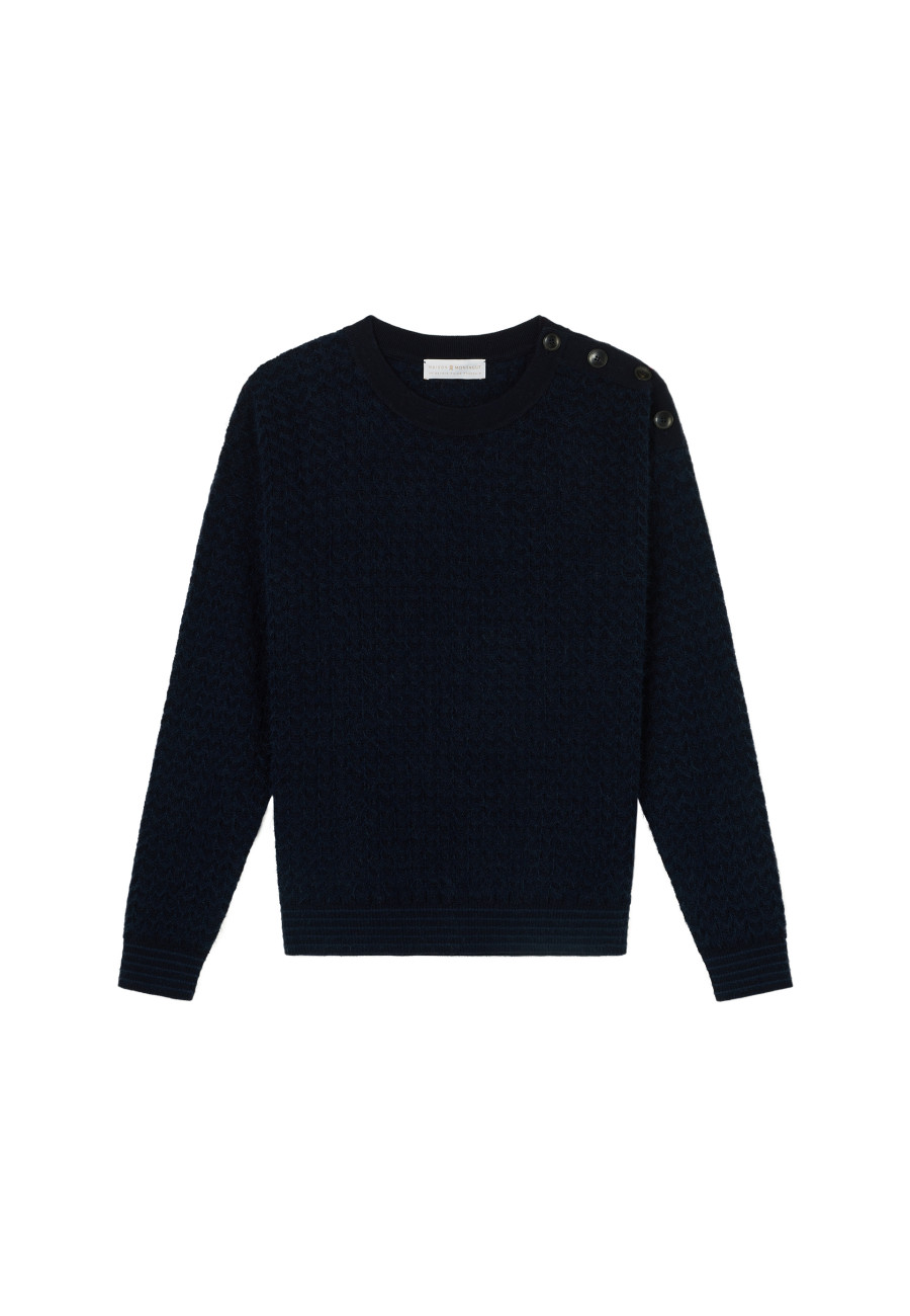 Merino wool chevron sweater - Coralise