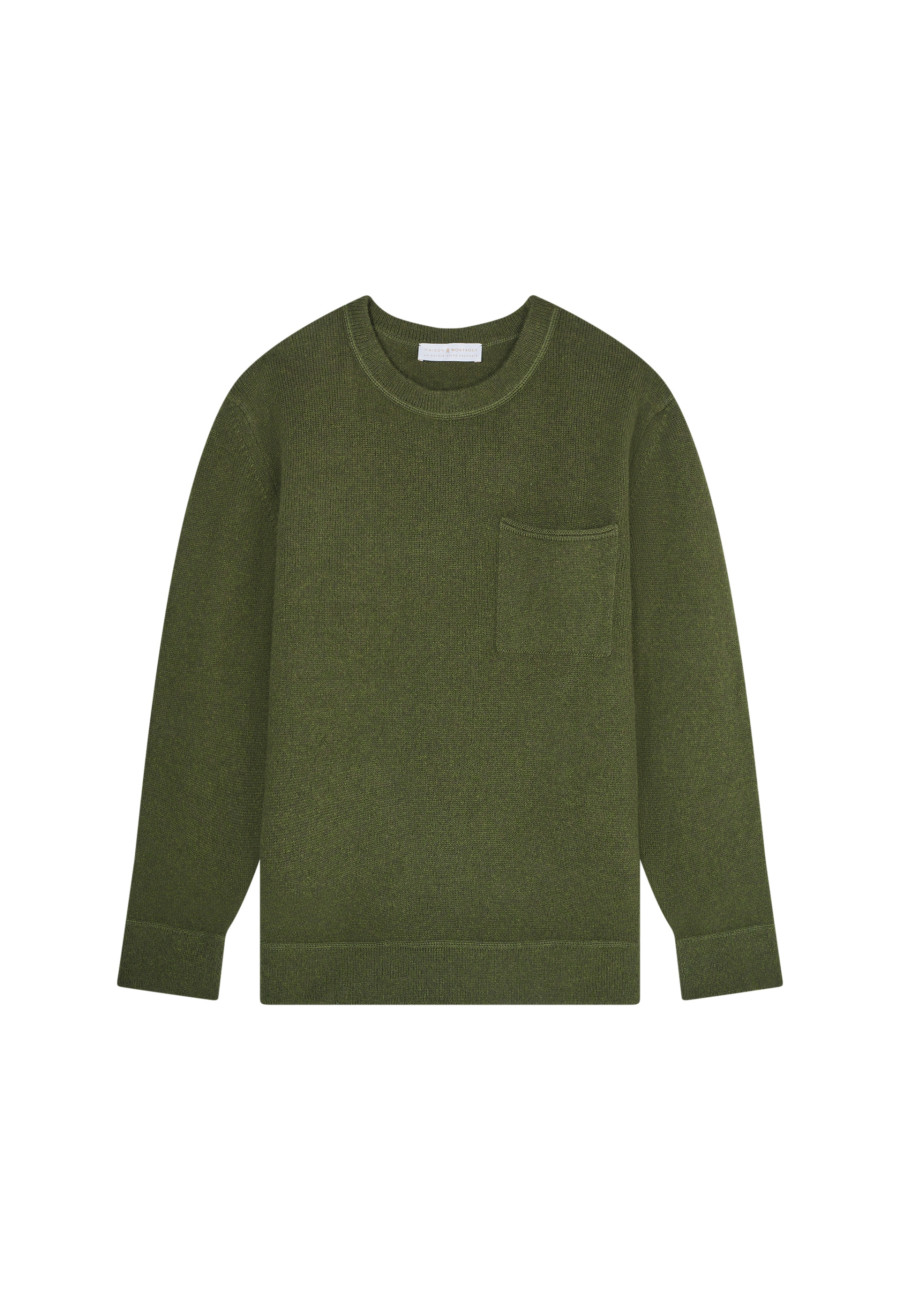 Wool and cashmere sweater with pocket - Tylan