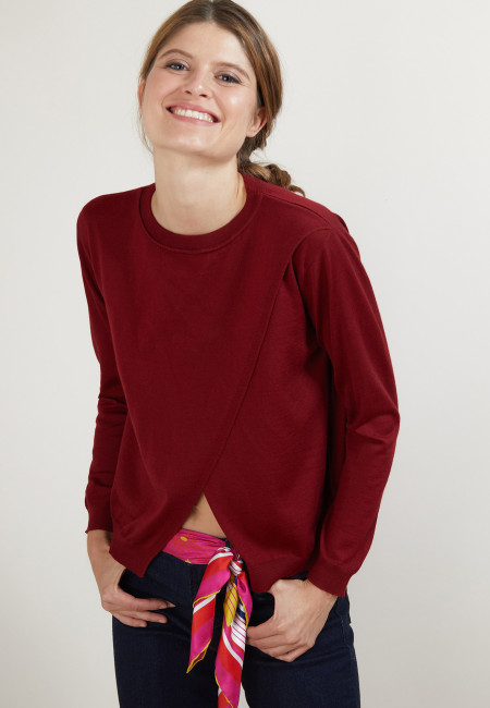 Double-breasted wool sweater - Fredi