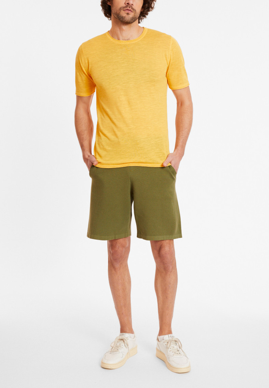 Cotton shorts with pockets - Donata