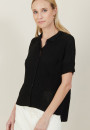 Molly-loose fit shirt in flat rib