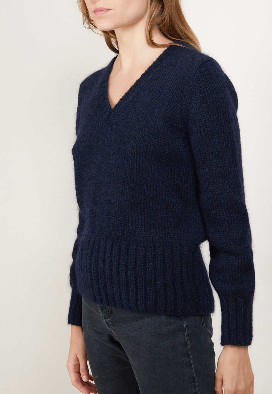 V-neck mohair sweater - Gracy