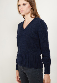 V-neck mohair sweater - Gracy