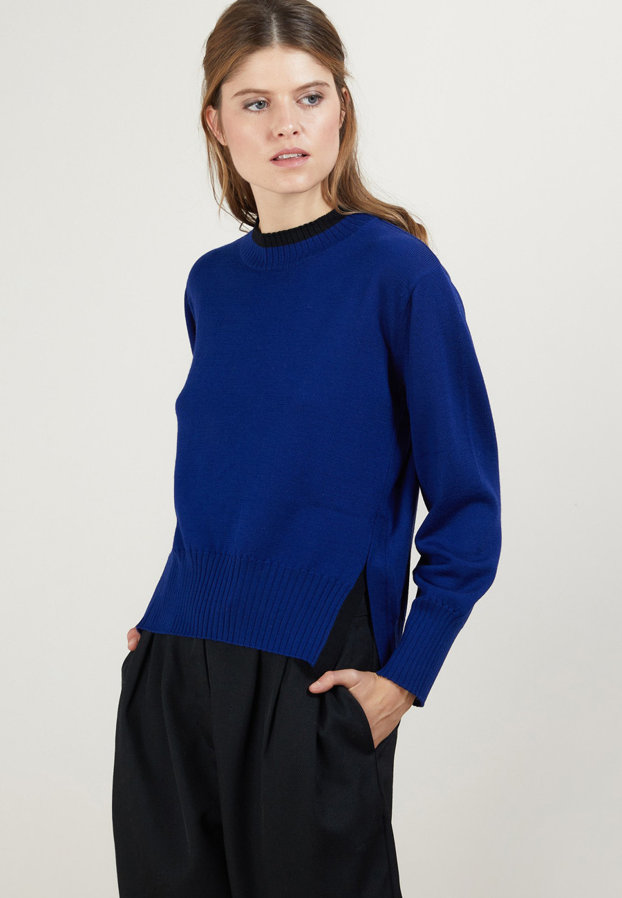 Two-tone wool sweater - Gimmie