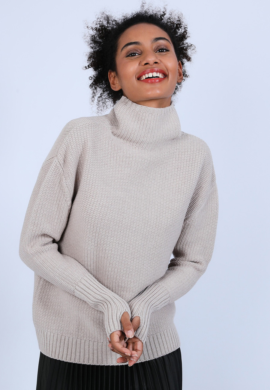 Extra-long sleeved jumper - Solane