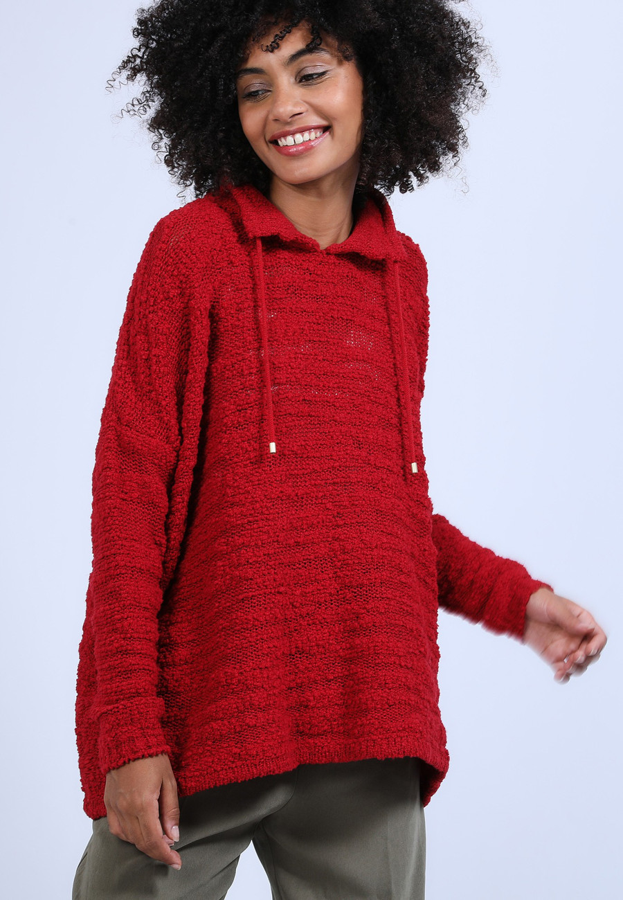 Oversized jumper with lacing - Semya