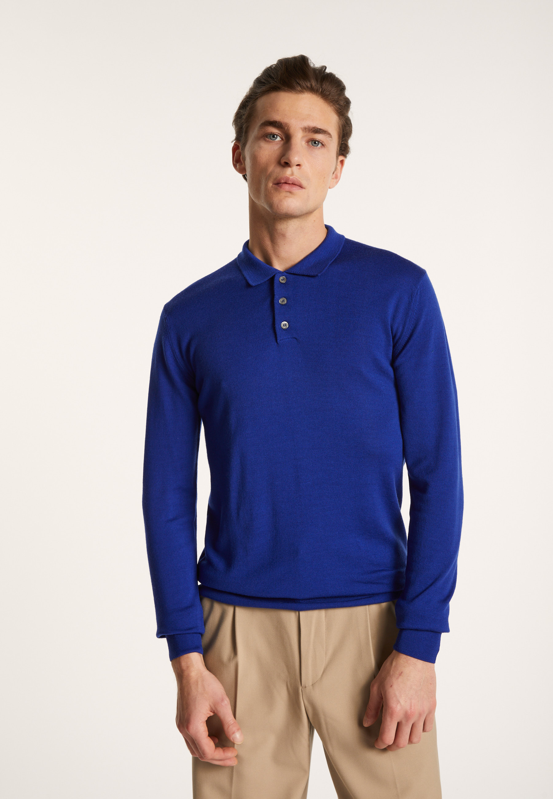 人気ブランド merino-wool-polo-neck-sweater- トップス