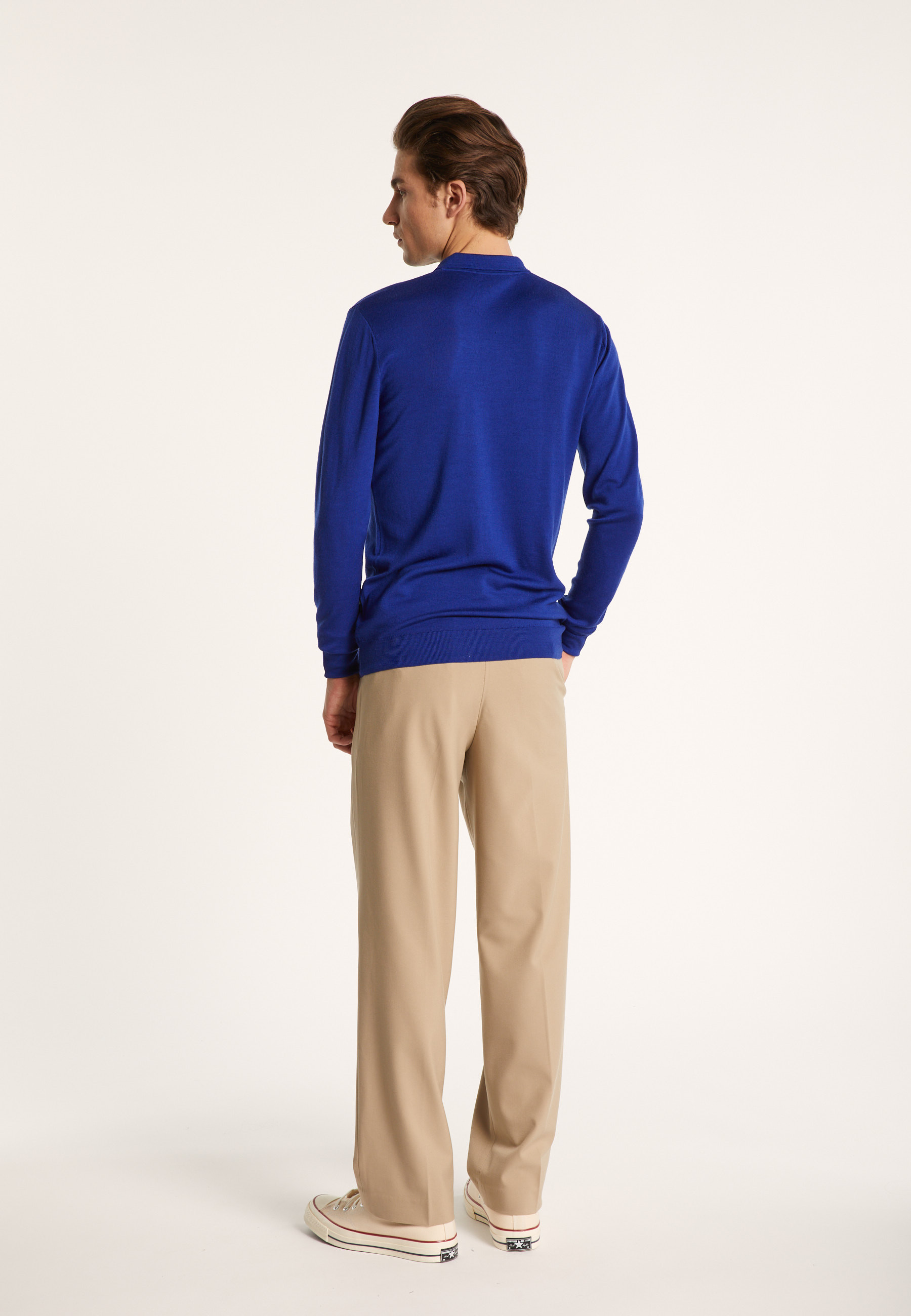 2025公式店舗 merino-wool-polo-neck-sweater- トップス